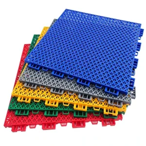 DIY Outdoor Interlocking Floor Tiles for Basketball Courts PP Material Vinyl Flooring for Backyard Sport Courts