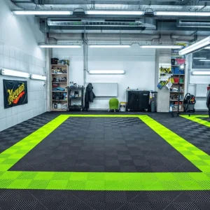 DIY Plastic Interlocking Garage Floor Tiles for Car Detailing 630g