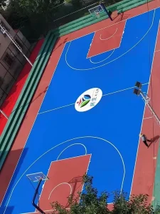 DYNICE UV Resistant Weatherproof AcrylicPolyurethane Sports Surface Coating Shock Absorption 8 Year Warranty for Outdoor