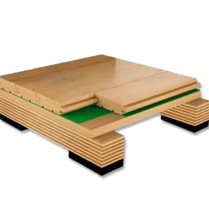 Dance Stage Sports Wooden Floor for Gymnasium Dance Studio Fall proof Bouncy Smooth Solid Sport Maple Birch Solid Wood Flooring