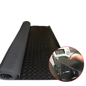 Deck Anti-Slip Rubber Flooring Mat Ice Rink Anti-Fatigue Wear-Resistant Rubber Matting Roll