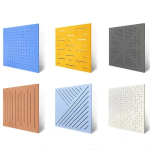 Decorative Modern Polyester Fiber Fireproof Acoustic Panel for Hotel and Home Studio Soundproofing Eco Friendly