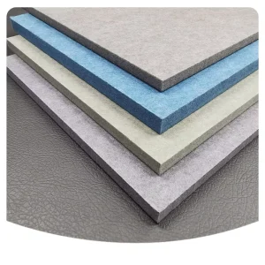Decorative PET Felt Acoustic Panels 2440 x 1220mm Polyester Sound Absorbing Board Soundproof Polyester Fiber Acoustic Panel
