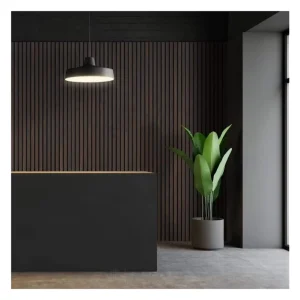 Decorative Soundproof Wood Veneer Slat Acoustic Panel for Interior Wall
