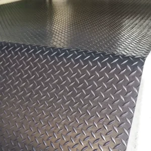 Diamond Industrial Anti Slip Garage Flooring Matting 3mm Thick NBR and EPDM Rubber Sheet Roll Home Workshop