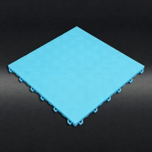 Diamond Patterned Garage Spliced Floor Interlocking Floor Mat Easy to Install Flooring for Workshops Gyms Basements