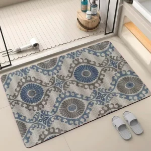 Diatom Mud Absorbent Non-Slip Quick-Drying Foot Pad Floor Home Area Diatomite Bath Carpet
