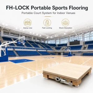 Direct Manufacturer OEM ODM Certified Basketball Interlocking Floor