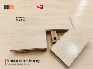 Direct Manufacturer Price Custom Logo OEM ODM 10 Year Warranty Export Quality Professional Maple Sports Floor