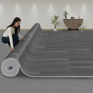 Direct Paving Large Size Wear Resistant Waterproof Plastic Vinyl Flooring Hotel PVC Floor Mat Roll
