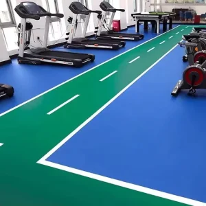 Discount Price Easy Maintenance Durable 6mm PVC Vinyl Indoor Sports Flooring for Multi-Sport Courts