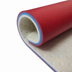Discount Pvc Indoor Outdoor Sports Flooring Roll Advanced Biomechanical Cushion Structure Resilient Base