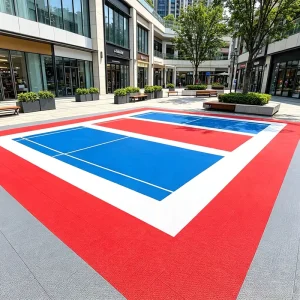 Discounted Sun-Resistant Interlocking Snap-together Floor Modular Interlocking Sports Flooring for Residential Activity Areas
