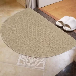 Door Mat 40*63cm Tufted Polypropylene Loop Pile Non-Slip Machine Washable Entry Shoe Scraper Absorbent Welcome Mat