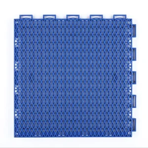 Double Layer 1 PP Interlocking Sports Tiles Double Asterisk Anti-slip Flooring for Outdoor Multi-sport Courts