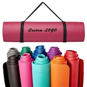Double-Layer 6mm NBR Yoga Exercise Mat Manufacturer Custom Indoor Sports Mat