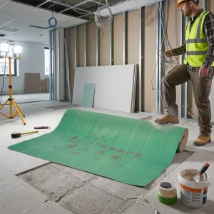 Double-Layer Dustproof Plastic Floor Protection Mat