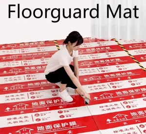 Double Layer Dustproof Water Resistant 3.0mm Thick Floor Protection Film