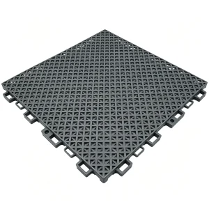 Double Layer Grid PP Floating Floor Tiles Interlocking for Outdoor Badminton & Tennis Courts