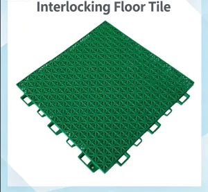 Double Layer PP Interlocking Sports Flooring Tile Easy Install for Park Kindergarten Elderly Activity Venues