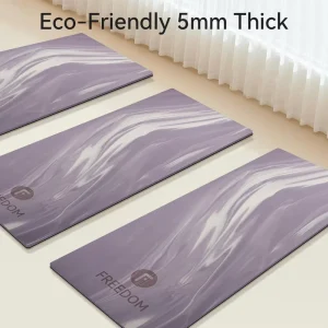 Double Sided PU Yoga Mat Natural Rubber Base Non-Slip Water Resistant Pilates Latex Mat Manufacturer