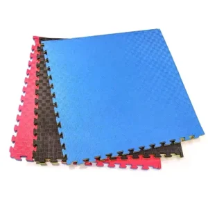 Dovetail Pattern EVA Foam Interlocking Tiles, Protective Flooring Puzzle Exercise Mat, Gym Tatami, 1m x 1m, 5cm, Customizable