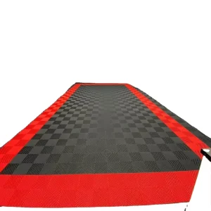 Drainage Anti-Slip Plastic Interlocking Garage Floor Tiles for Car Detailing