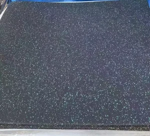Durable 1mx1m Indoor Sport Fitness Rubber Mat 20mm 25mm 30mm Customizable Unisex Gym Protective Flooring Model TW-G100