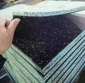 Durable 25 mm Anti Slip Rubber Ground Floor Mat Safe EPDM Protective Flooring for Gym Clubs Tasteless