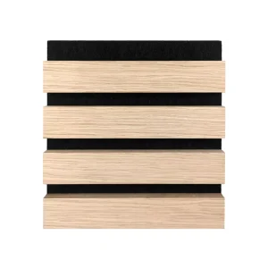 Durable 3D Wooden Acoustic Panels MDF Veneer Slat Soundproof Board for Outdoor Pavilion Studio Modern Design