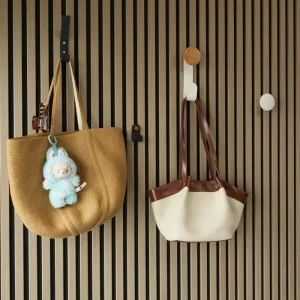 Durable Acoustic Panels Hooks and Hangers Akupanel Accessories Black Wall Hooks Single Hanger for Acoustic Wood Slat Panel