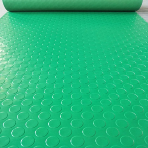 Durable Anti Slip Diamond Rubber Flooring and Coin PVC Flooring Rolls for Garage Workshop Boat and Gym