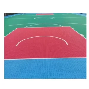 Durable Anti-Slip Indoor Outdoor Flooring Interlocking Tiles for Tennis Volleyball Badminton Made of Durable PP Material