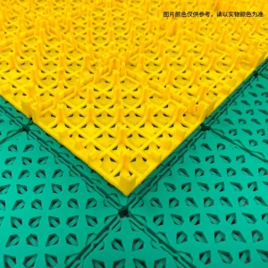 Durable Anti Slip PP Plastic Rubber Interlocking Sports Flooring Tiles for Tennis Basketball Volleyball and Soccer Courts
