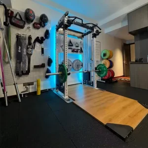 Durable EPDM Rubber Flooring Tiles for Gym Fitness Center Henghui Sports Brand Shock Absorption Indoor Outdoor Use 40C 100C