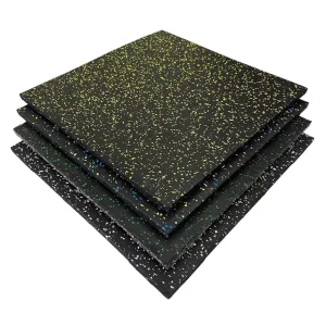 Durable EPDM Rubber Gym Floor Compound Tile Flooring Mats Washable 15 50mm Thickness