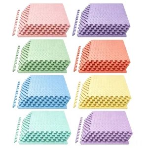 Durable EVA Gym Mat Custom Color Custom Size High Density Premium Gym Floor Mats Interlocking Puzzle Mat