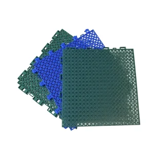 Durable Eco-Friendly Anti-Slip PP Plastic Rubber Pickleball Sports Flooring Tiles Indoor/Outdoor Use Shock Absorption