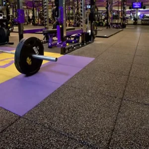Durable Fitness Gym Rubber Flooring Anti Sound 50*50*2cm Rubber Mats