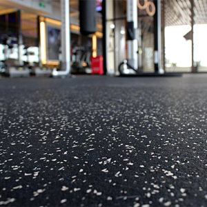Durable Gym Mat Rubber Floor Roll 8mm for Sports Facilities