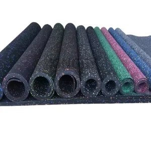 Durable Gym Rubber Flooring Rolls EPDM Shock-Absorbing Floor Rolls for Fitness Facilities
