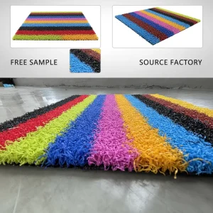 Durable High Density Fireproof Artificial Grass Roll Soccer Multi Sport Use Soft Outdoor Sports Flooring Recyclable Easy