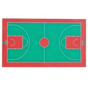 Sendu SD G 109 Indoor School Community Project Silicone Sports Flooring Court Material 8mm Fireproof High Density High Safety