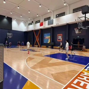Durable High Density Fireproof Maple Plank Indoor Sports Flooring for Basketball Squash Futsal Courts