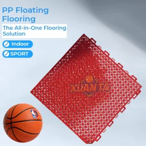 Durable High Density PP Floating Floor for Gym Outdoor Floor Tiles Waterproof Interlocking Floor Tiles for Uneven Surface