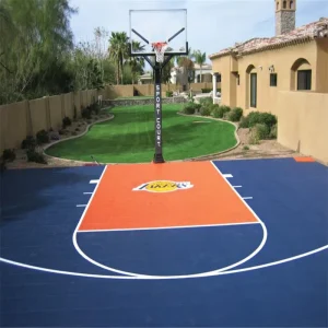 Durable Interlocking Suspended Basketball Court Flooring Tiles Modular Outdoor Sports Court Flooring for Pickleball Parks and Schools