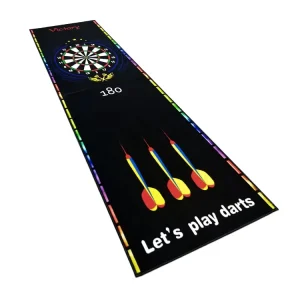 Durable Nitrile Rubber-Backed Polyester American Style Anti-Slip Dart Mat