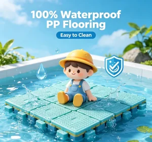 Durable PP Interlock Suspended Sports Flooring Anti UV Portable Assembled Floor for Multi Purpose Sport Courts