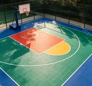 Durable PP Interlock Suspended Sports Flooring Anti UV Portable Assembled Floor for Multi Purpose Sport Courts