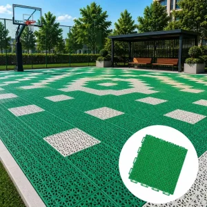 Durable Plastic Interlocking Floor Tiles for Playground Flooring Gym Flooring and School Activity Center